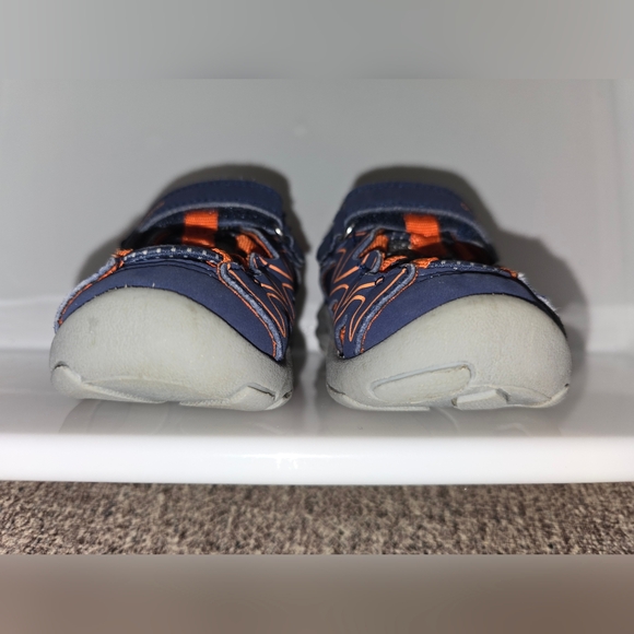 OshKosh: Baby Boy's Martin Sandal, Size: 4, Navy & Orange, Excellent condition - Picture 6 of 16